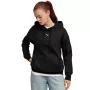 Puma Women's ESS Centered Cat Logo Relaxed Hoodie, Black, Size L
