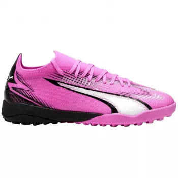 PUMA Ultra Match TT Football Boots 107757 01 - Puma Black/White/Gold - Men's Turf Trainers (EU 44)