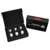 Thermal Grizzly DeltaMate Rotary Fitting 90° G1/4 inch Gloss Nickel – 6-Pack