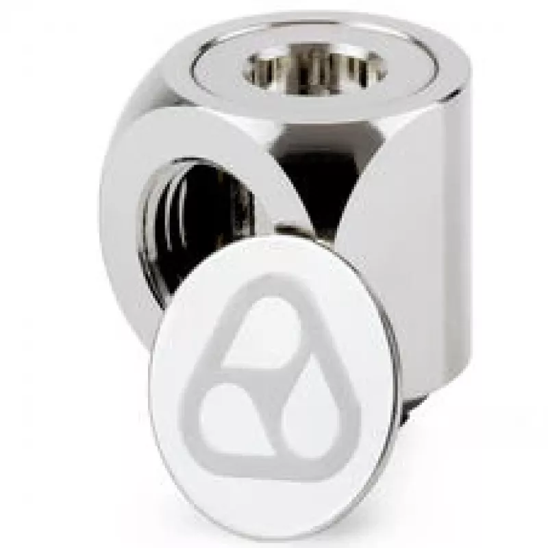 Thermal Grizzly DeltaMate Rotary Fitting 90° G1/4 inch Gloss Nickel – 6-Pack
