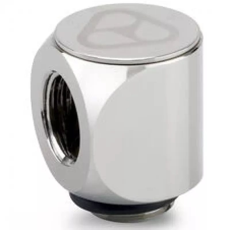 Thermal Grizzly DeltaMate Rotary Fitting 90° G1/4 inch Gloss Nickel – 6-Pack