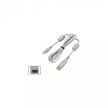OM SYSTEM CB-USB6 USB Camera Cable (V3354200W000) - USB 2.0, 1.5m, Black