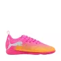 Puma Future 9 Play IT Kids' Indoor Football Boots Black/White/Poison Pink EU 34