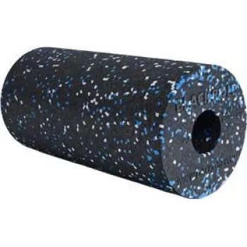 BLACKROLL Fascia Roller Black White Blue 30 x 15 cm