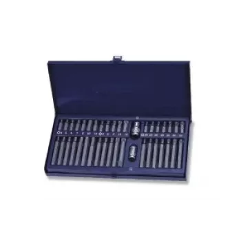 Bosch Jonnesway 40-Piece Screwdriver Bit Set with S2 Steel Bits and Metal Case, S29H4140S