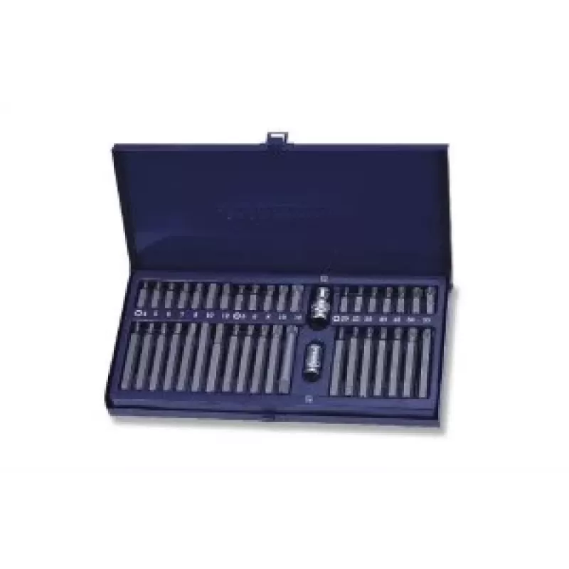Bosch Jonnesway 40-Piece Screwdriver Bit Set with S2 Steel Bits and Metal Case, S29H4140S