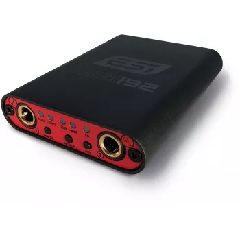 ESI UGM192 USB-C Audio Interface with 192 kHz 24-Bit Conversion, XLR/TRS Combo Input, Hi-Z Instrument Input, Direct Monitoring