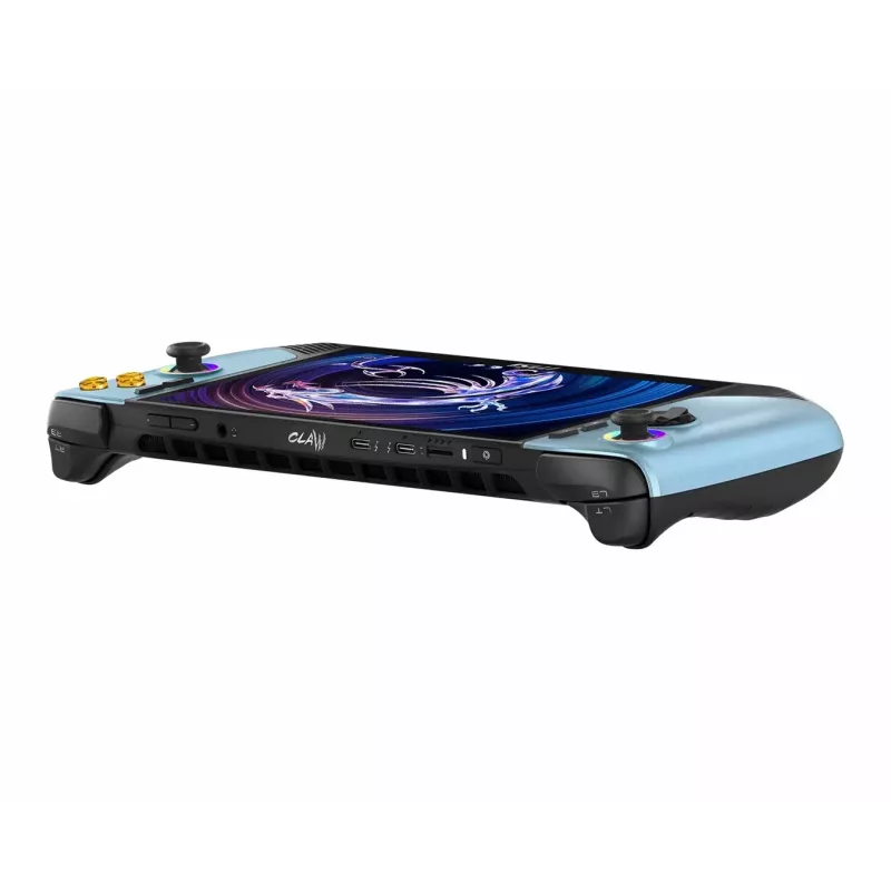 MSI Claw 8 AI+ A2VM Glacier Blue Edition-254PL Handheld Gaming PC - Intel Core Ultra 7 258V, 32GB LPDDR5x, 1TB SSD, 8 inch FHD 120Hz Touchscreen, Intel Arc Graphics, Windows 11 Home