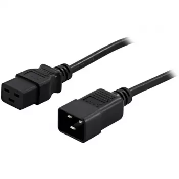 BlueWalker PowerWalker Power Cable IEC 60320 C19 to C20 1.8 m Black
