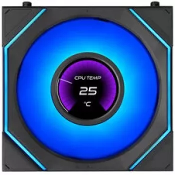 Lian Li UNI FAN SL-INF 120 FLEX LCD Wireless ARGB 3-Pack Black with Controller