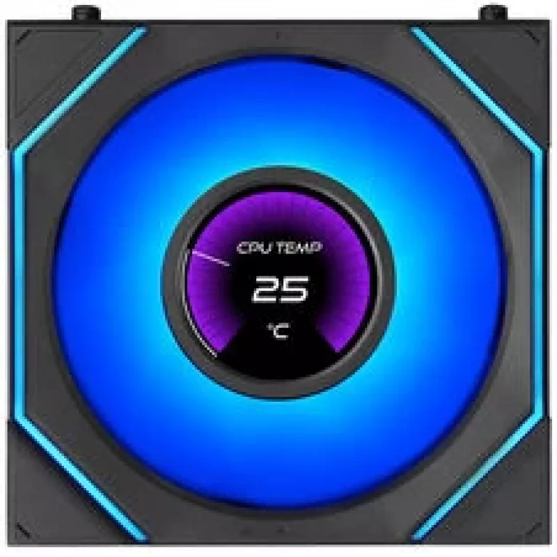 Lian Li UNI FAN SL-INF 120 FLEX LCD Wireless ARGB 3-Pack Black with Controller