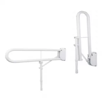 Foldable Grab Bar HD-05, 76 cm, White, 136 kg Capacity