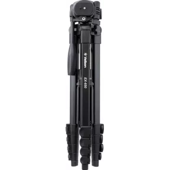 Velbon EX-650 Aluminum Tripod with 3-Way Pan & Tilt Head, Quick Release Plate, Geared Center Column, Max Load 5kg, Max Height 165cm