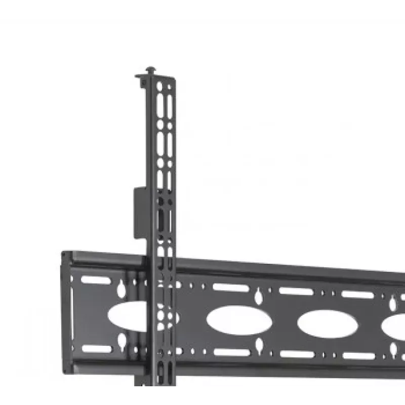 B-TECH AV BT8448-150/BB Extra-Large Universal Flat Screen Ceiling Mount with 1.5m Ø50mm Pole, VESA up to 1100x700, 130kg, Black