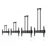 B-TECH AV BT8448-150/BB Extra-Large Universal Flat Screen Ceiling Mount with 1.5m Ø50mm Pole, VESA up to 1100x700, 130kg, Black