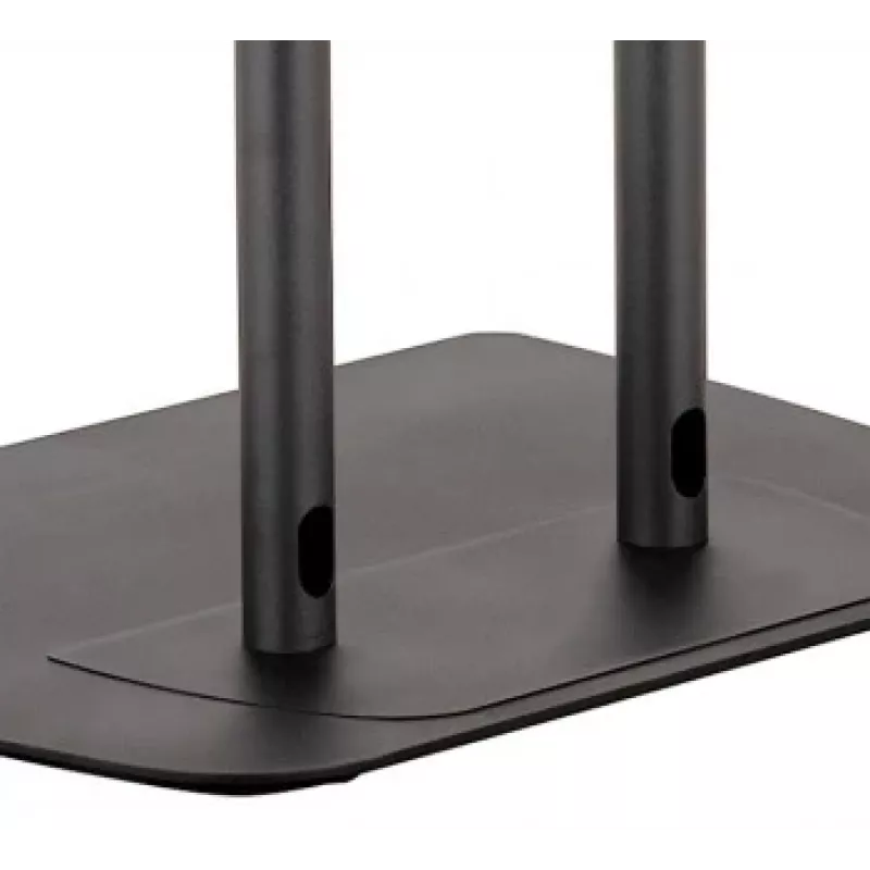 B-TECH AV SYSTEM X Universal Low Level Flat Screen Floor Stand (VESA 600 x 400) - 0.75m Ø50mm Poles