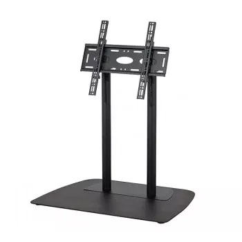 B-TECH AV SYSTEM X Universal Low Level Flat Screen Floor Stand (VESA 600 x 400) - 0.75m Ø50mm Poles