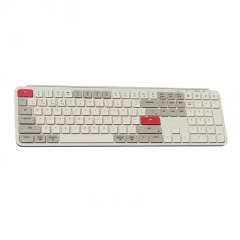 Keychron B6 Pro Ultra-Slim 100% Wireless Mechanical Keyboard – Retro Red