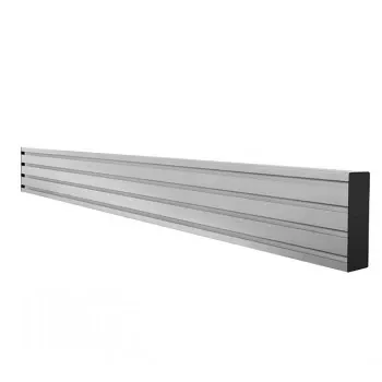 B-TECH AV SYSTEM X - Horizontal Mounting Rail - 1m - Black