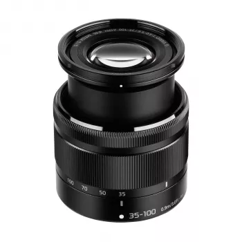 Panasonic Lumix G X Vario 35-100mm f/4.0-5.6 ASPH MEGA O.I.S. Lens for Micro Four Thirds - Black