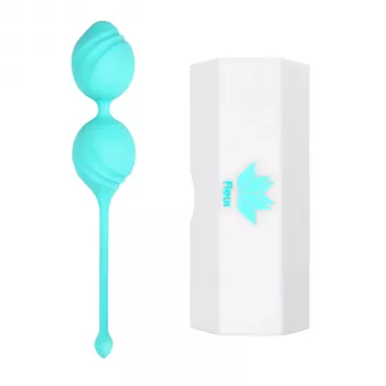 TensCare Fleur Pelvic Floor Toning Balls - Medical Grade Silicone Kegel Exerciser, 30g, Pink