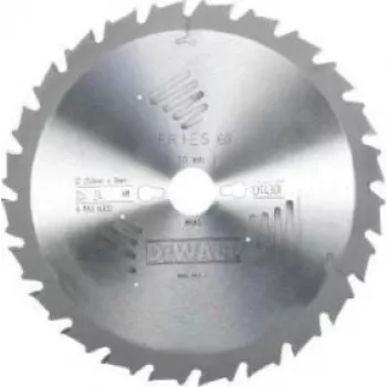 DEWALT DT4321-QZ 165mm 24T Circular Saw Blade, TCT, ATB, 20mm Bore, Extreme Runtime