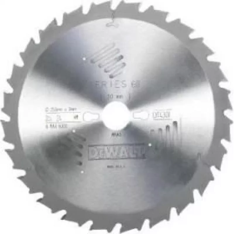 DEWALT DT4321-QZ 165mm 24T Circular Saw Blade, TCT, ATB, 20mm Bore, Extreme Runtime