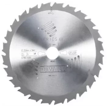 DEWALT DT4321-QZ 165mm 24T Circular Saw Blade, TCT, ATB, 20mm Bore, Extreme Runtime