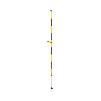DEWALT DE0882-XJ Telescopic Levelling Rod 2.4 m Aluminium Metric E-Scale with Carry Bag