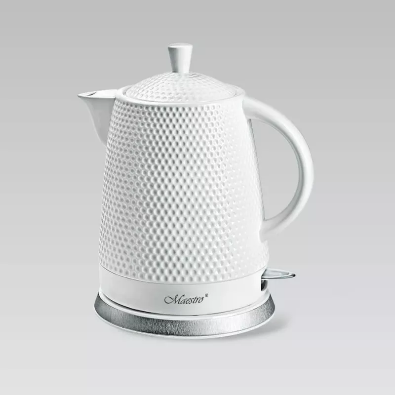 MEO Ceramic Electric Kettle 1.5L 1500W White MR-069-WHITE MAESTRO