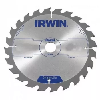 IRWIN WIDIA Circular Saw Blade 250mm x 30mm Bore, 40 Teeth, Tungsten Carbide Tipped, ATB, for Wood
