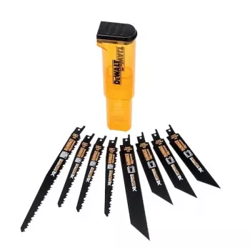 DEWALT Xtreme Runtime 8PC Reciprocating Saw Blade Set