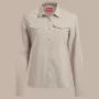 Craghoppers NosiLife Pro LS Shirt III Women's Travel Shirt - Soft Mushroom, XS