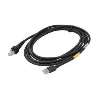 Honeywell CBL-500-300-S00-07 USB Power Cable, 3m, Black, Type A to Type B, 5V
