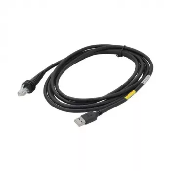 Honeywell CBL-500-300-S00-07 USB Power Cable, 3m, Black, Type A to Type B, 5V