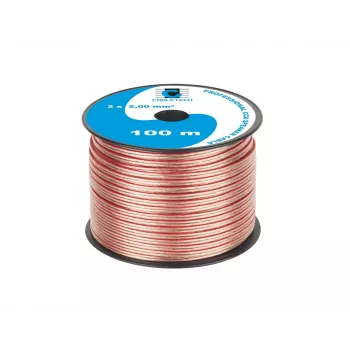 CABLETECH CCA 2.0mm Speaker Cable 100m Red/Black
