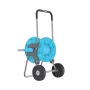 CELLFAST ALUPLUS 55-260 Aluminium Hose Cart, 60 m 1/2 inch Capacity, Foldable Crank, Tool-Free Assembly, Grey/Black/Orange