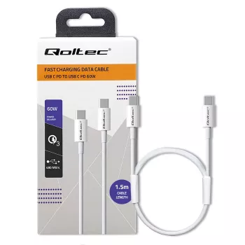 QOLTEC 52360 USB 2.0 Type-C Cable 1.8m Black