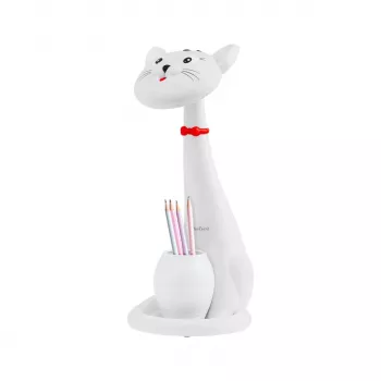REBEL Desk Lamp - Cat, LED, 3 W, 120 lm, Neutral White, USB Powered
