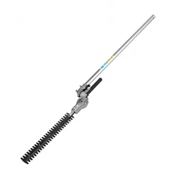 REBEL Hedge Trimmer Attachment for Petrol Brushcutters RB-5008-1 | 400mm Blade, 24mm Cut, 12-Position Angle