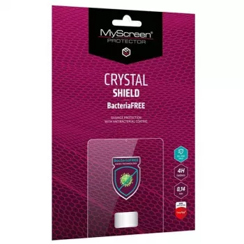 MYSCREEN PROTECTOR MS CRYSTAL BacteriaFREE Tempered Glass Screen Protector for Lenovo Tab M8 - 9H Hardness, Antimicrobial, 2.5D Rounded Edges, Bubble-Free