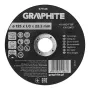 GRAPHITE 125 x 1.0 x 22.2 mm Corundum Cutting Disc for Metal and Stainless Steel, 41 A60-T-BF, 110-Piece Carton