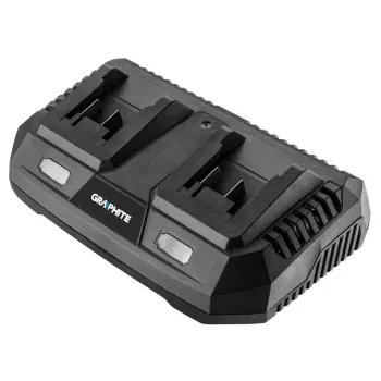 GRAPHITE Energy+ 18V Li-Ion Double Battery Charger 2x2.3A 120W