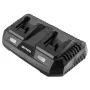 GRAPHITE Energy+ 18V Li-Ion Double Battery Charger 2x2.3A 120W