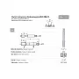 M20 x 1.5 Metric Fine Thread Machine Tap, DIN 2181, 6H Tolerance, HSS, Bright Finish