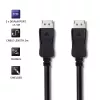 Qoltec DisplayPort 1.1 Cable Male to Male 4K 2m Black