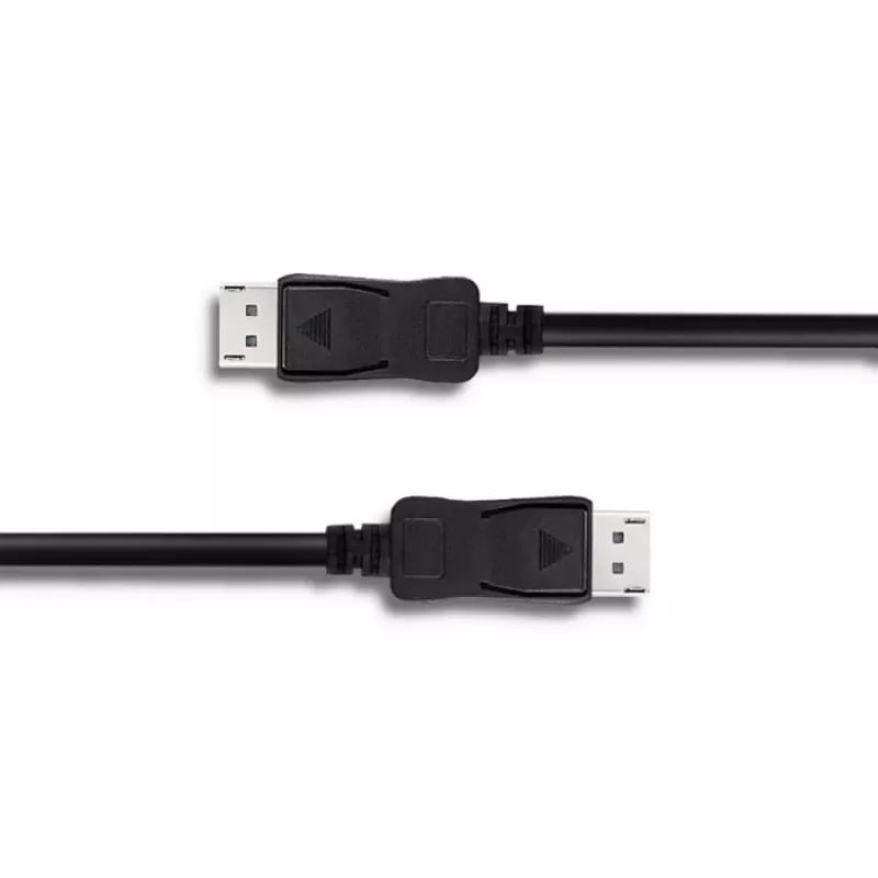 Qoltec DisplayPort 1.1 Cable Male to Male 4K 2m Black