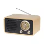 KRUGER & MATZ KM0828 Portable AM/FM Radio with AUX Input, Telescopic Antenna, Carrying Handle, Black