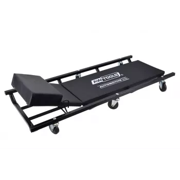 AWTOOLS Upholstered Workshop Lounger with 3-Position Headrest Adjustment