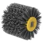 DEDRA DED79334G Nylon Abrasive Brush for Satin Finishing Machines, 120 x 100 mm, Grit 400